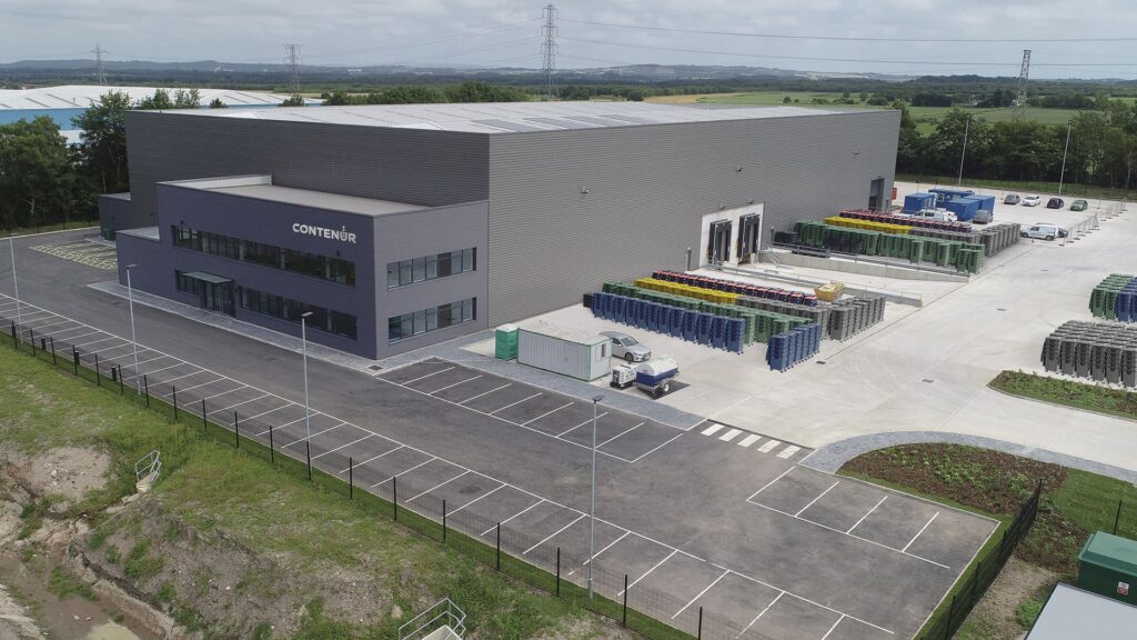 An aerial view of the Contenur UK HQ