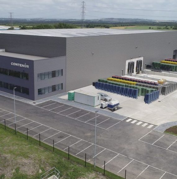 An aerial view of the Contenur UK HQ