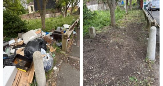 Sefton Council - Before & After Fly Tipping