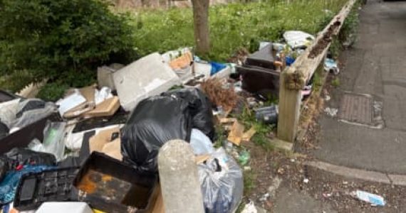Sefton Council Fly Tipping - Before